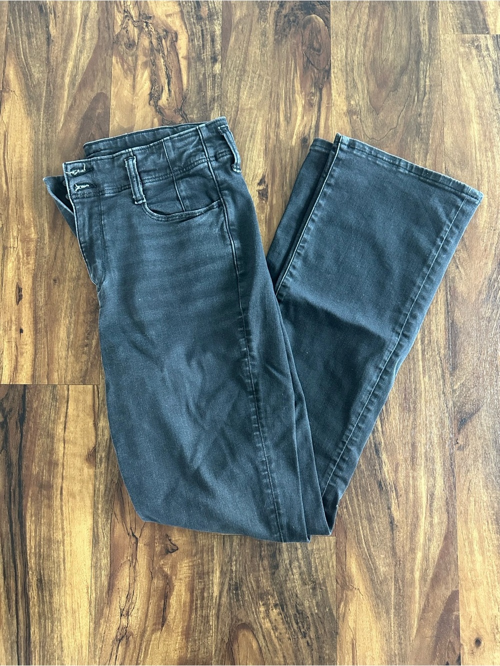 Classic Women's Black Jeans - High Rise Skinny Kick Fit